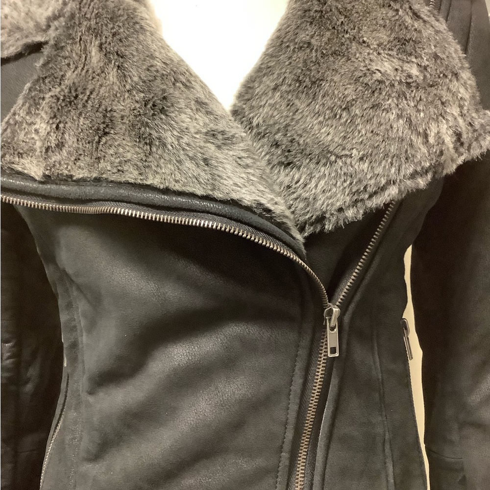 My Tribe shearling cropped jacket - Picture 3 of 13